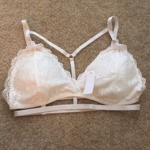 Strappy White Bralette